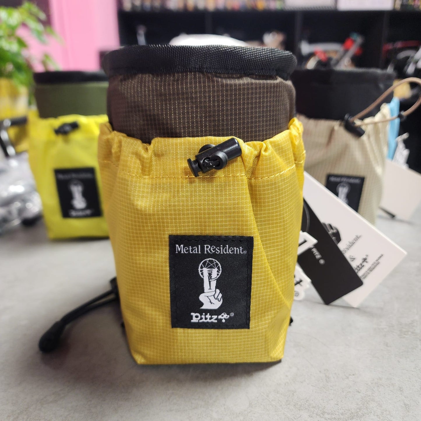 METAL RESIDENT x PITZ BOTTLE SADDLE BAG