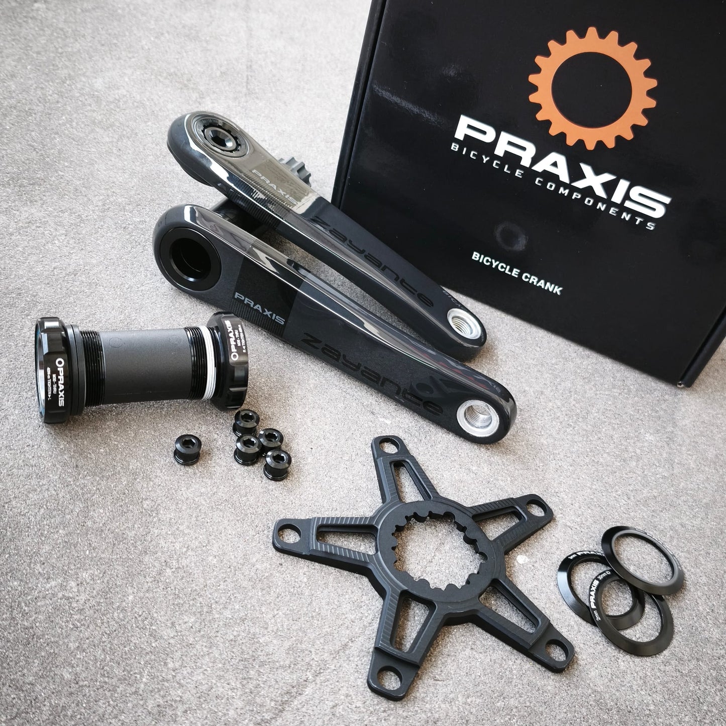 PRAXIS CARBON CRANKARM UPGRADE PACKAGE