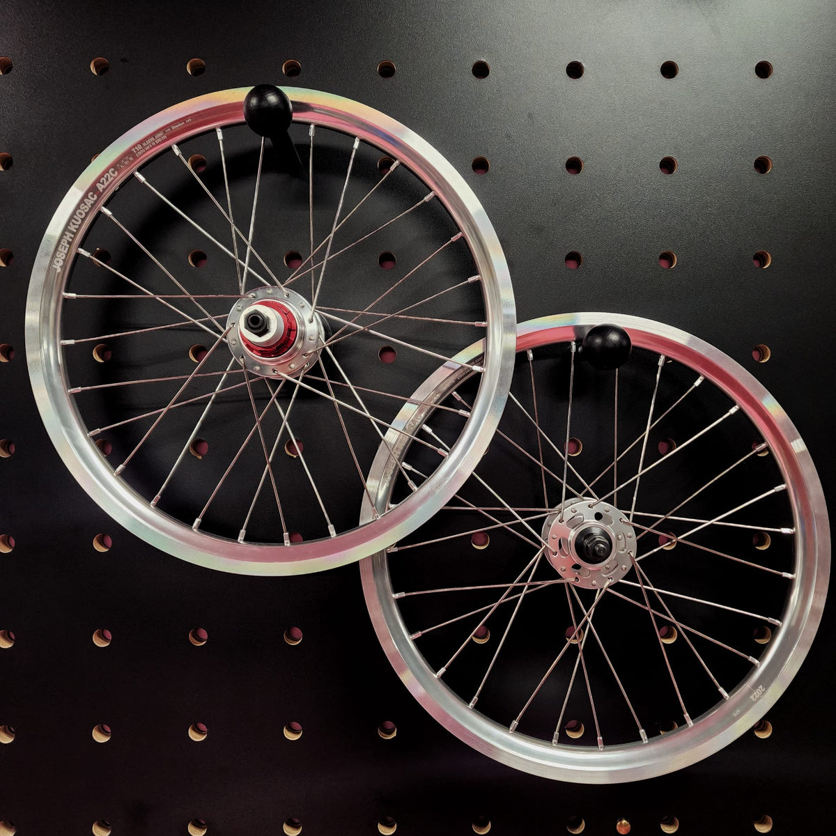 JOSEPH KUOSAC A22C 349 ALUMINIUM WHEELSET FOR BROMPTON 2-SPEED