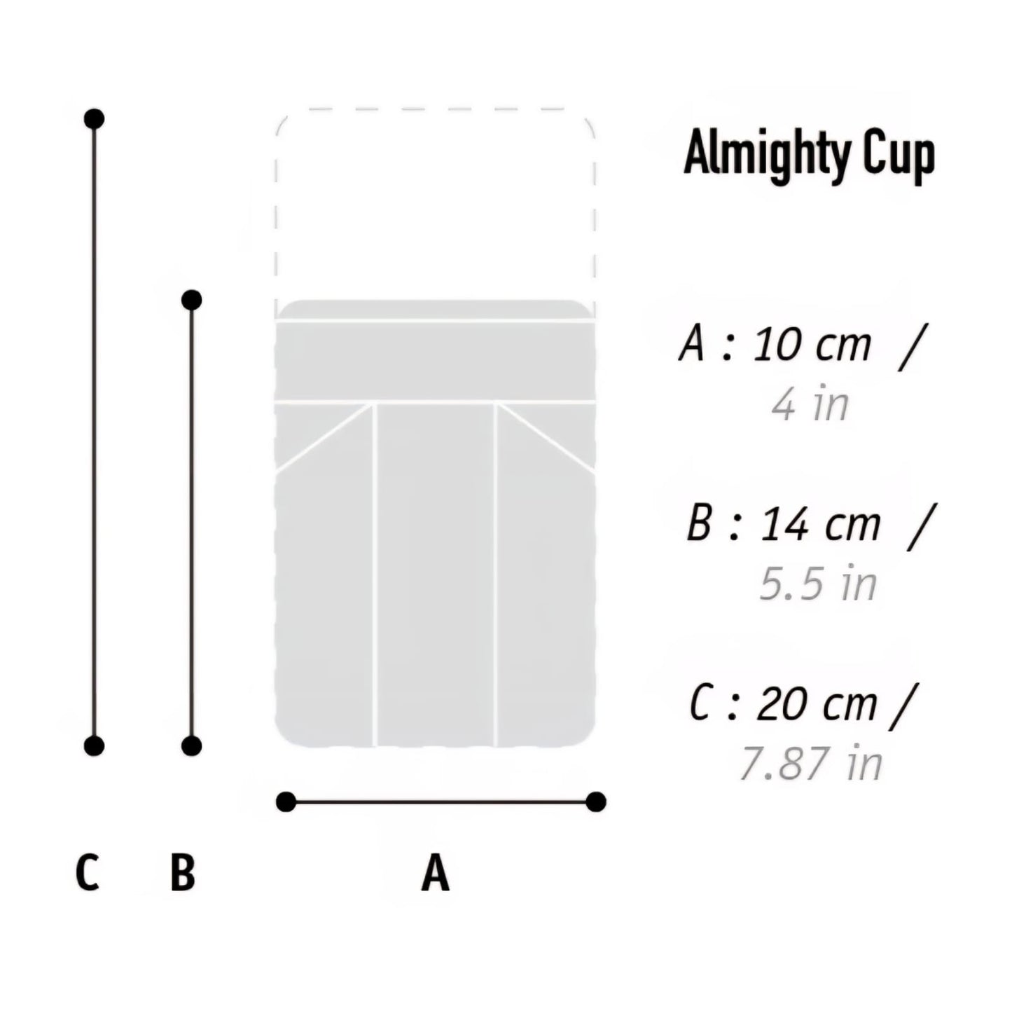 WOHO XTOURING ALMIGHTY CUP HOLDER HONEYCOMB IRON GREY