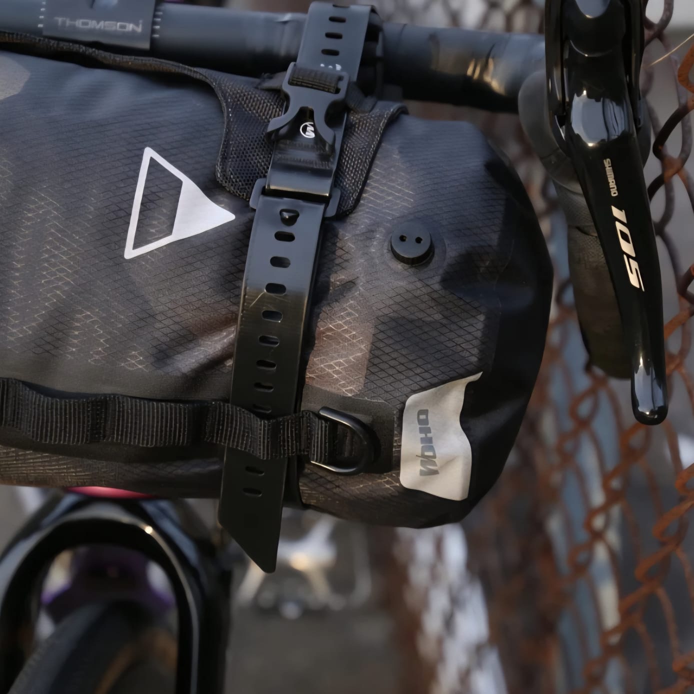 WOHO XTOURING DRY BAG CYBER-CAMO DIAMOND BLACK
