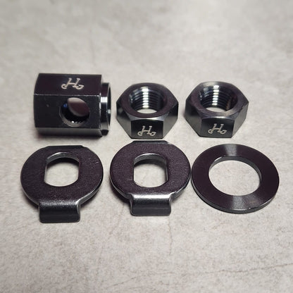HH BROMPTON TITANIUM REAR AXLE NUT SET FOR INTERNAL GEAR HUB