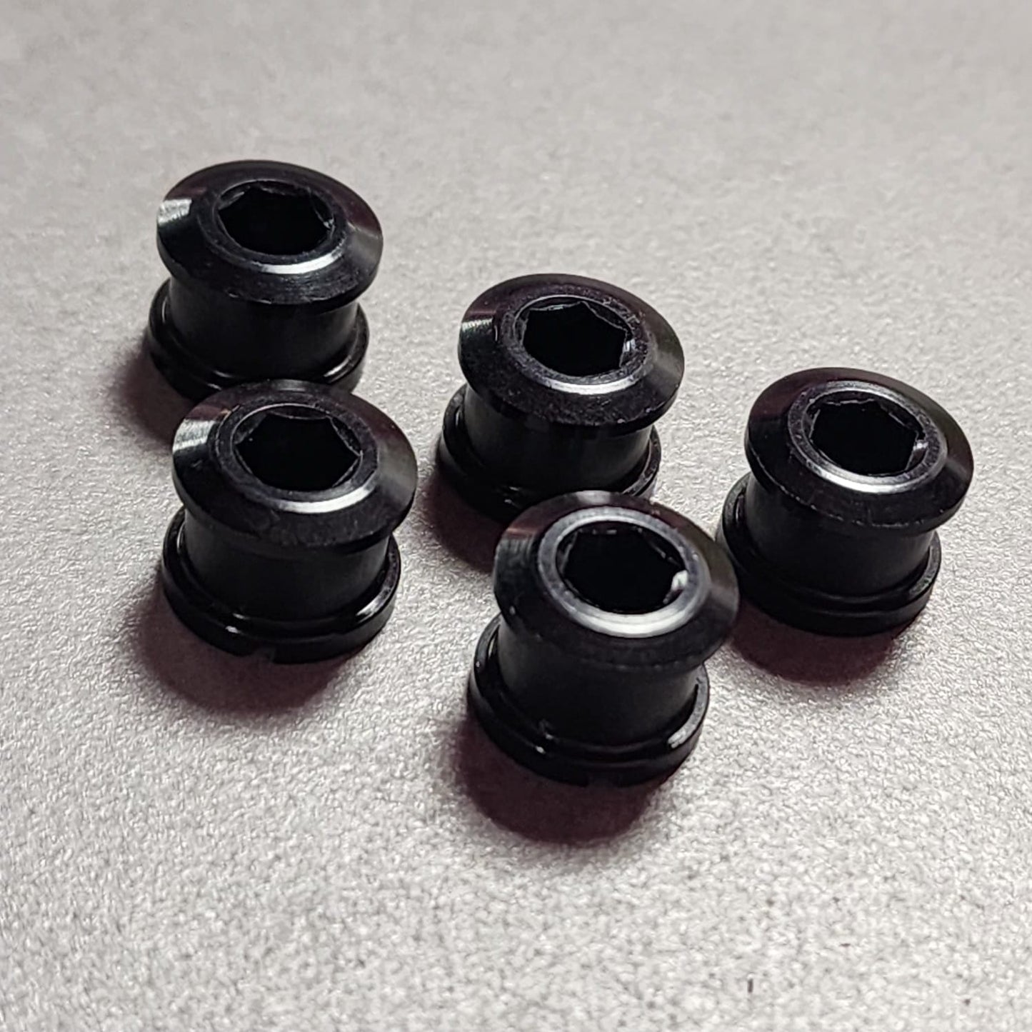 ALUMINIUM CHAINRING BOLTS (5 PIECES)