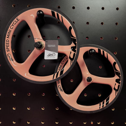 SMC TRISPOKE GOVAN 349 WHEELSET FOR BROMPTON 4 SPEED (CEREMIC BEARINGS)