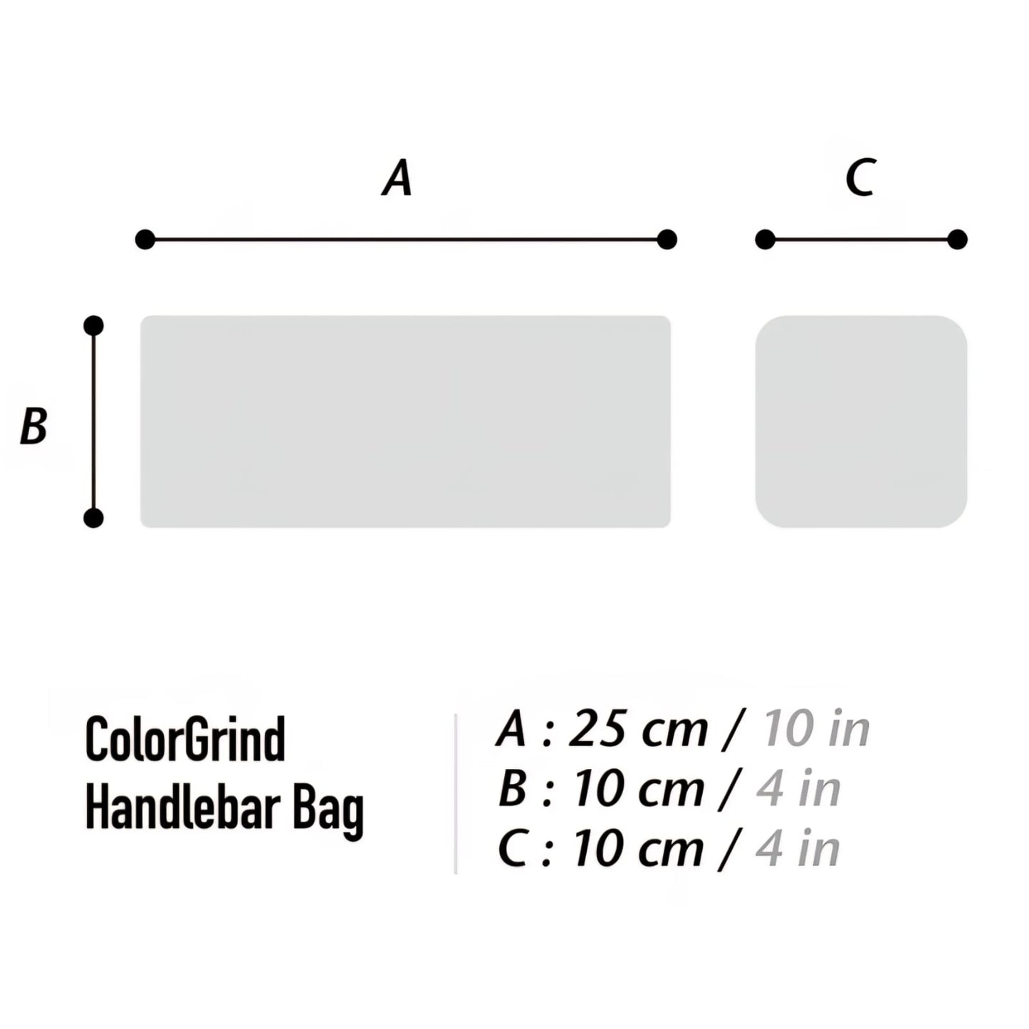WOHO COLOUR GRIND HANDLEBAR BAG