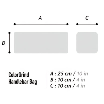 WOHO COLOUR GRIND HANDLEBAR BAG