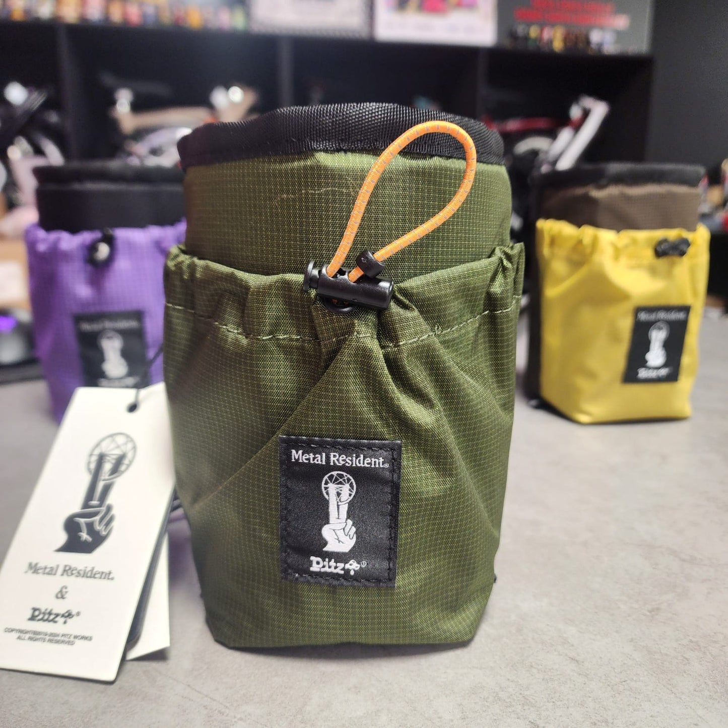 METAL RESIDENT x PITZ BOTTLE SADDLE BAG