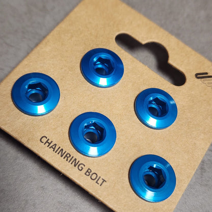 C82 ALU CHAINRING BOLTS (5 PIECES)