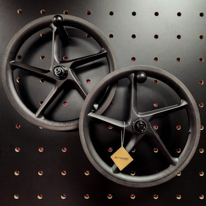 SUNCORD 5 SPOKES WHEELSET 16" 7 SPEED CARBON