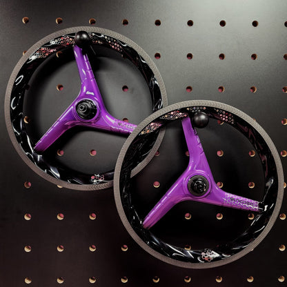 SUNCORD 3 SPOKES WHEELSET 16" 7 SPEED CARBON