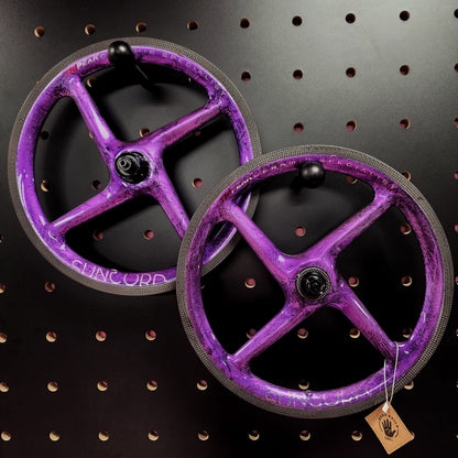 SUNCORD 4 SPOKES WHEELSET 16" 7 SPEED CARBON