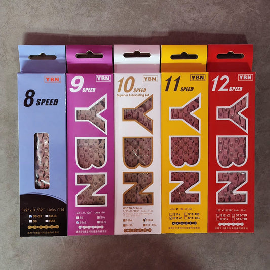 YBN S2 8/9/10/11/12 SPEED CHAIN - SILVER