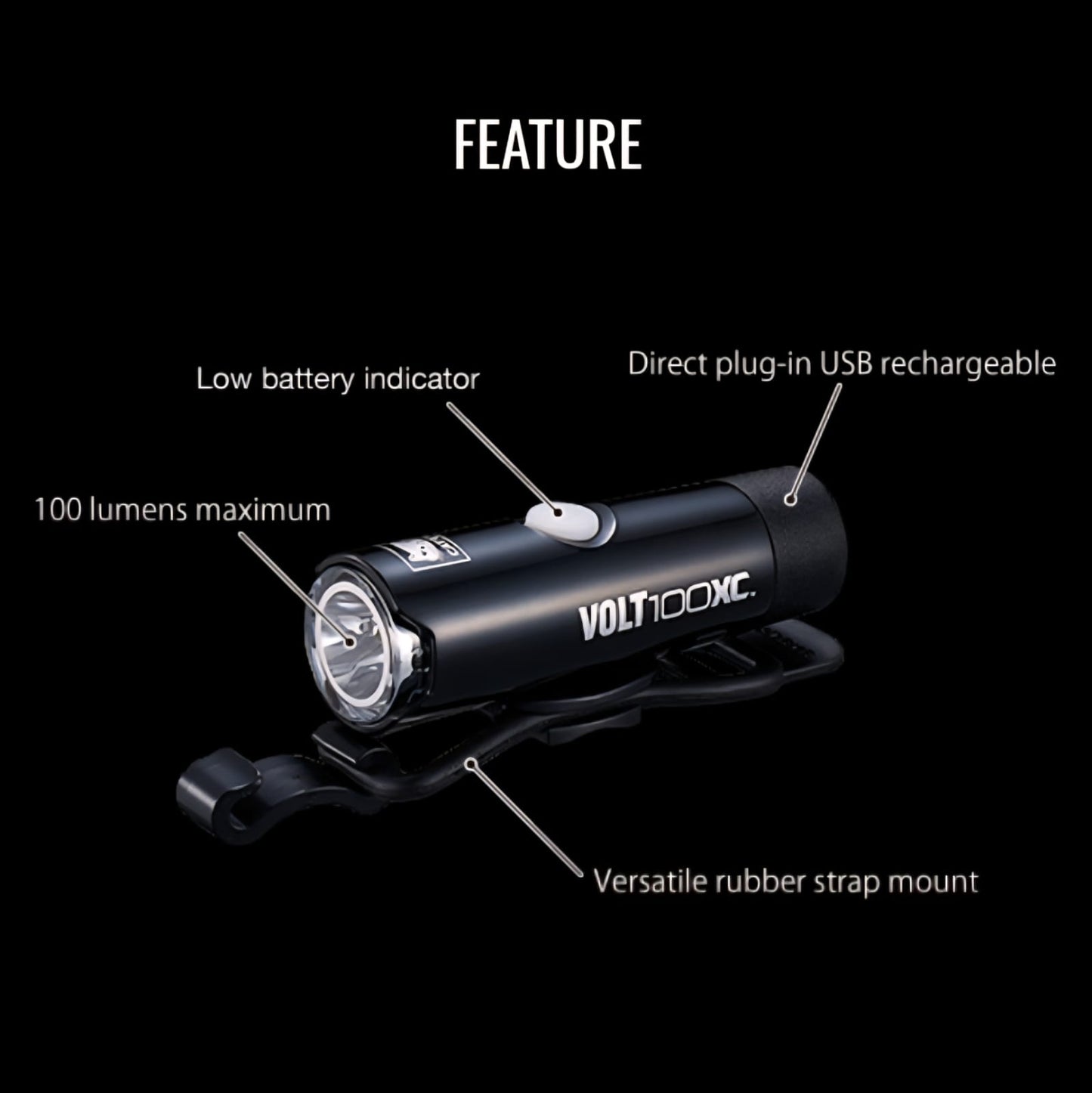 CATEYE VOLTEYE VOLT 100XC FRONT LIGHT