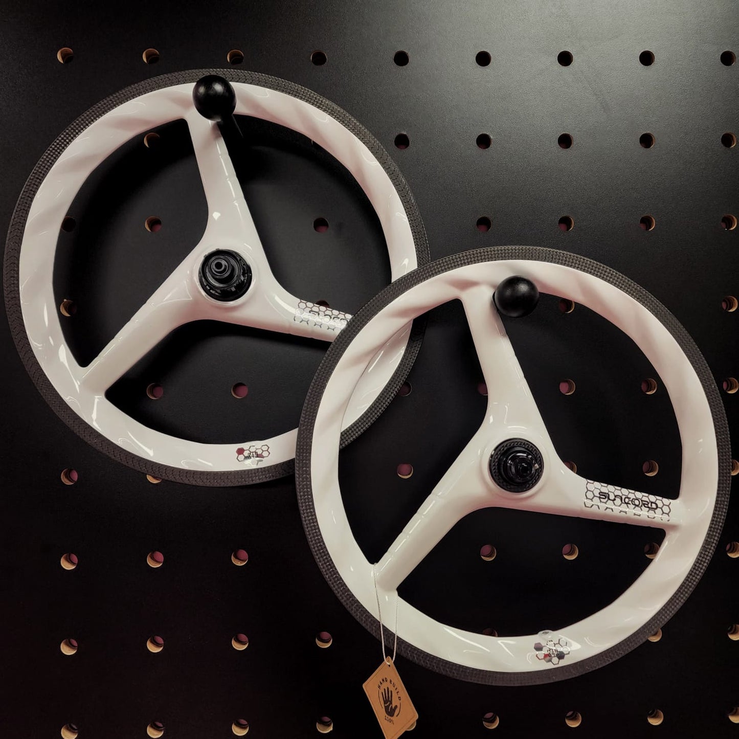 SUNCORD 3 SPOKES WHEELSET 16" 7 SPEED CARBON