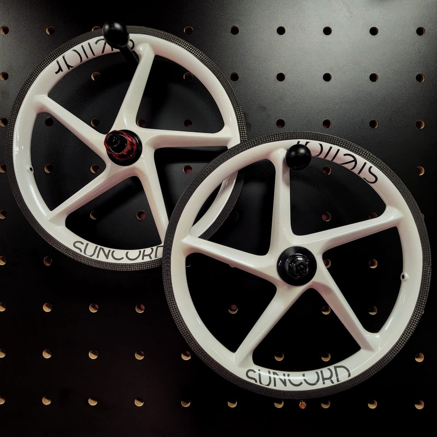 SUNCORD 5 SPOKES WHEELSET 16" 7 SPEED CARBON