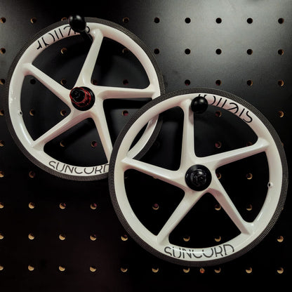 SUNCORD 5 SPOKES WHEELSET 16" 7 SPEED CARBON