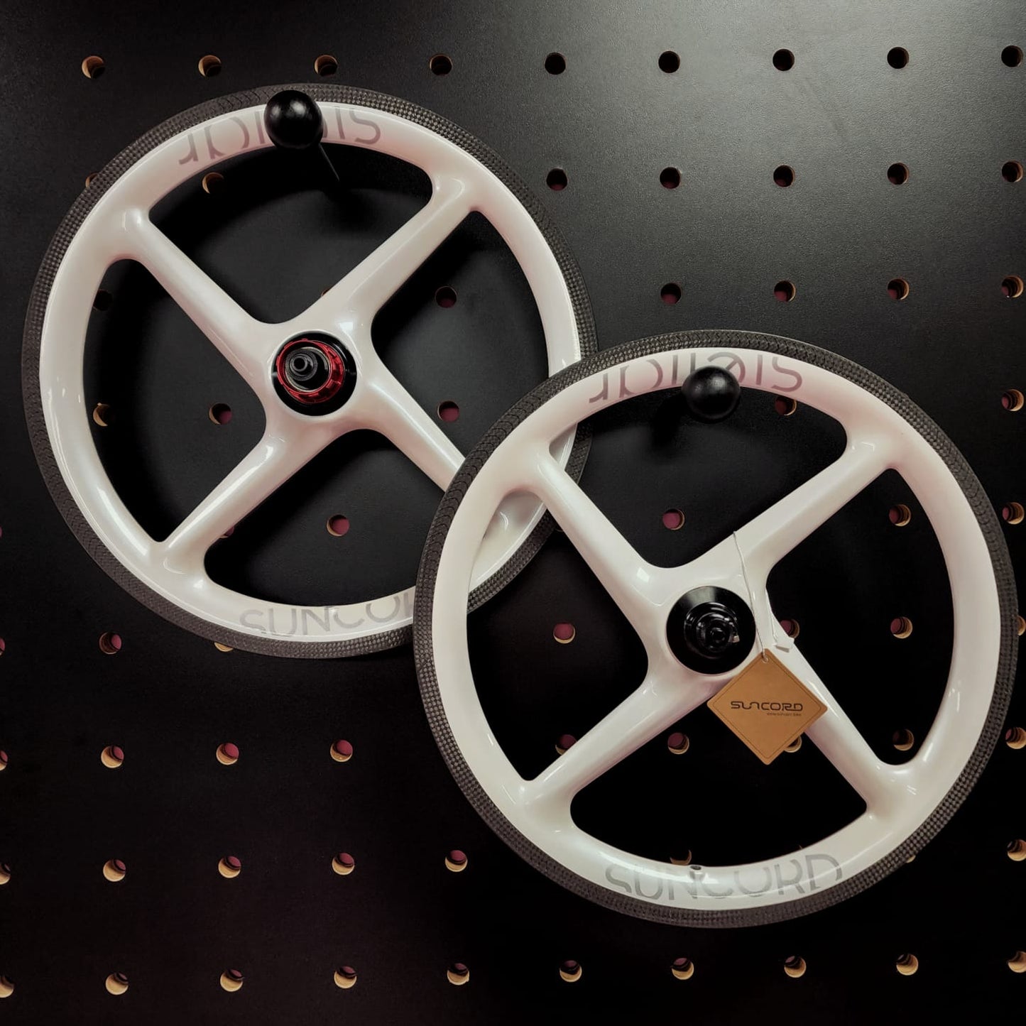 SUNCORD 4 SPOKES WHEELSET 16" 7 SPEED CARBON