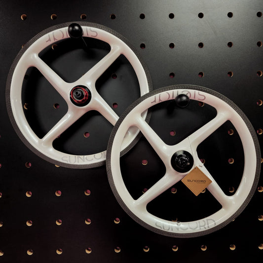 SUNCORD 4 SPOKES WHEELSET 16" 7 SPEED CARBON