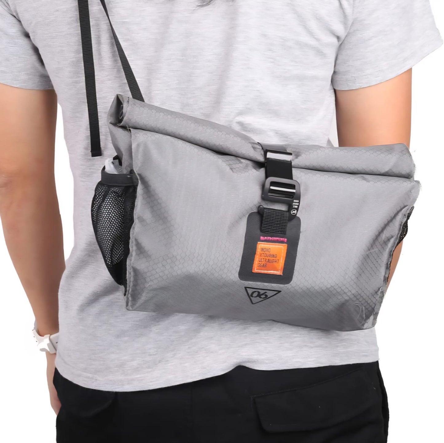 WOHO XTOURING ACCESSORY HANDLEBAR PACK DRY HONEYCOMB IRON GREY