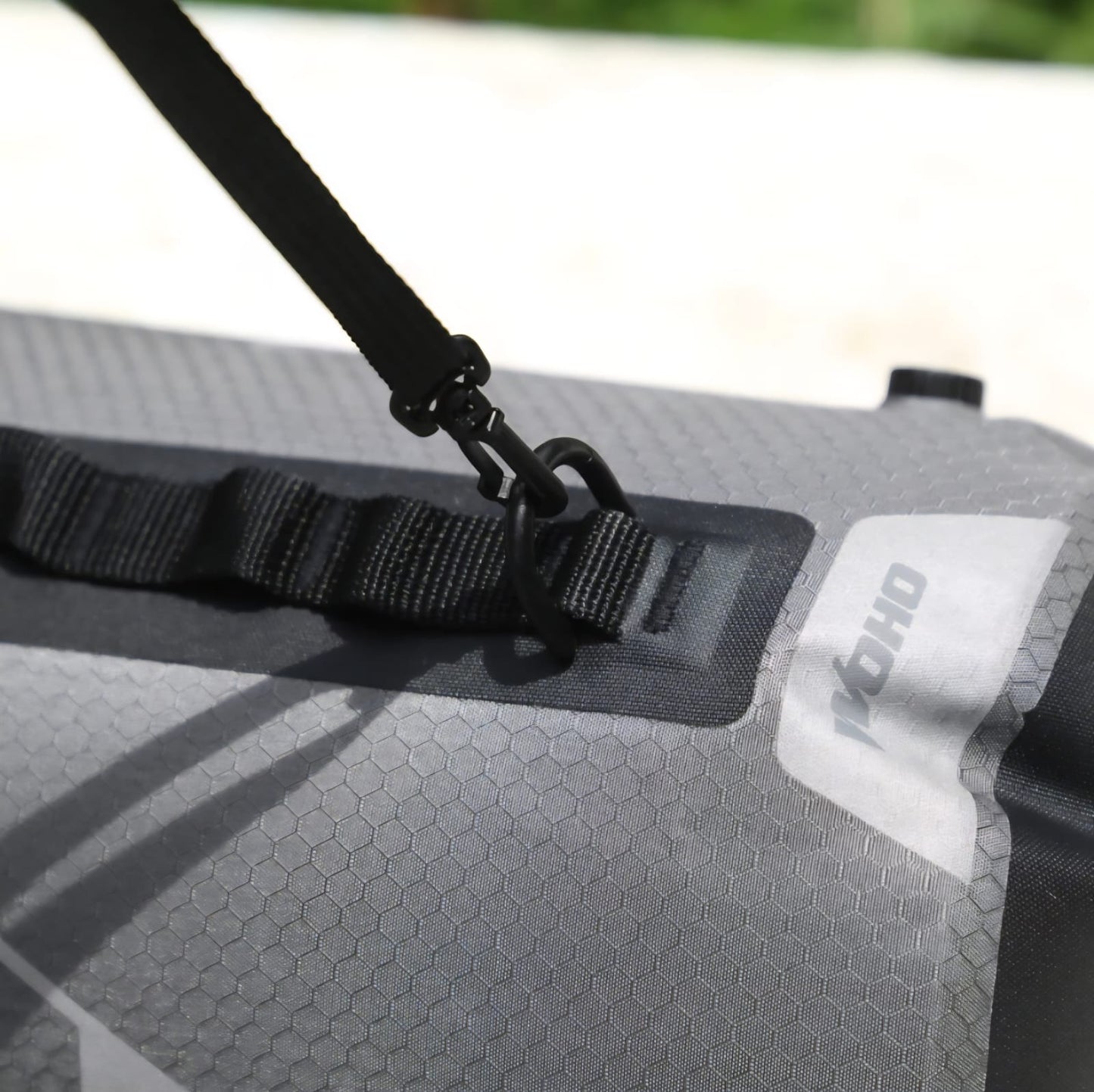 WOHO XTOURING DRY BAG HONEYCOMB IRON GREY