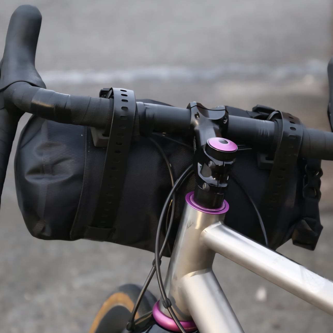 WOHO XTOURING DRY BAG CYBER-CAMO DIAMOND BLACK