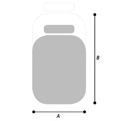 WOHO XTOURING DRY BAG HONEYCOMB IRON GREY