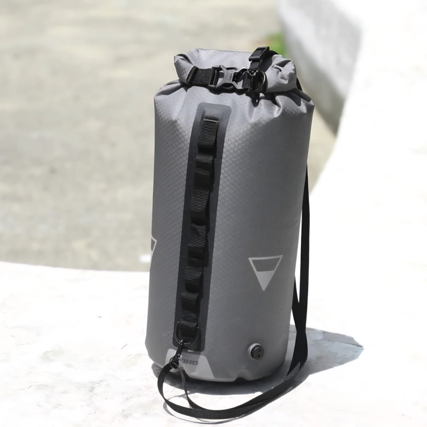 WOHO XTOURING DRY BAG HONEYCOMB IRON GREY