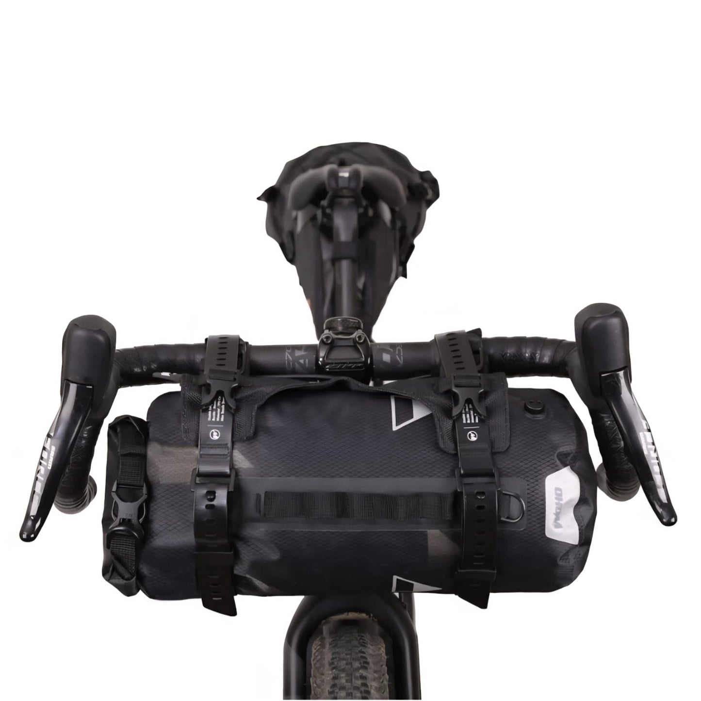 WOHO XTOURING DRY BAG CYBER-CAMO DIAMOND BLACK