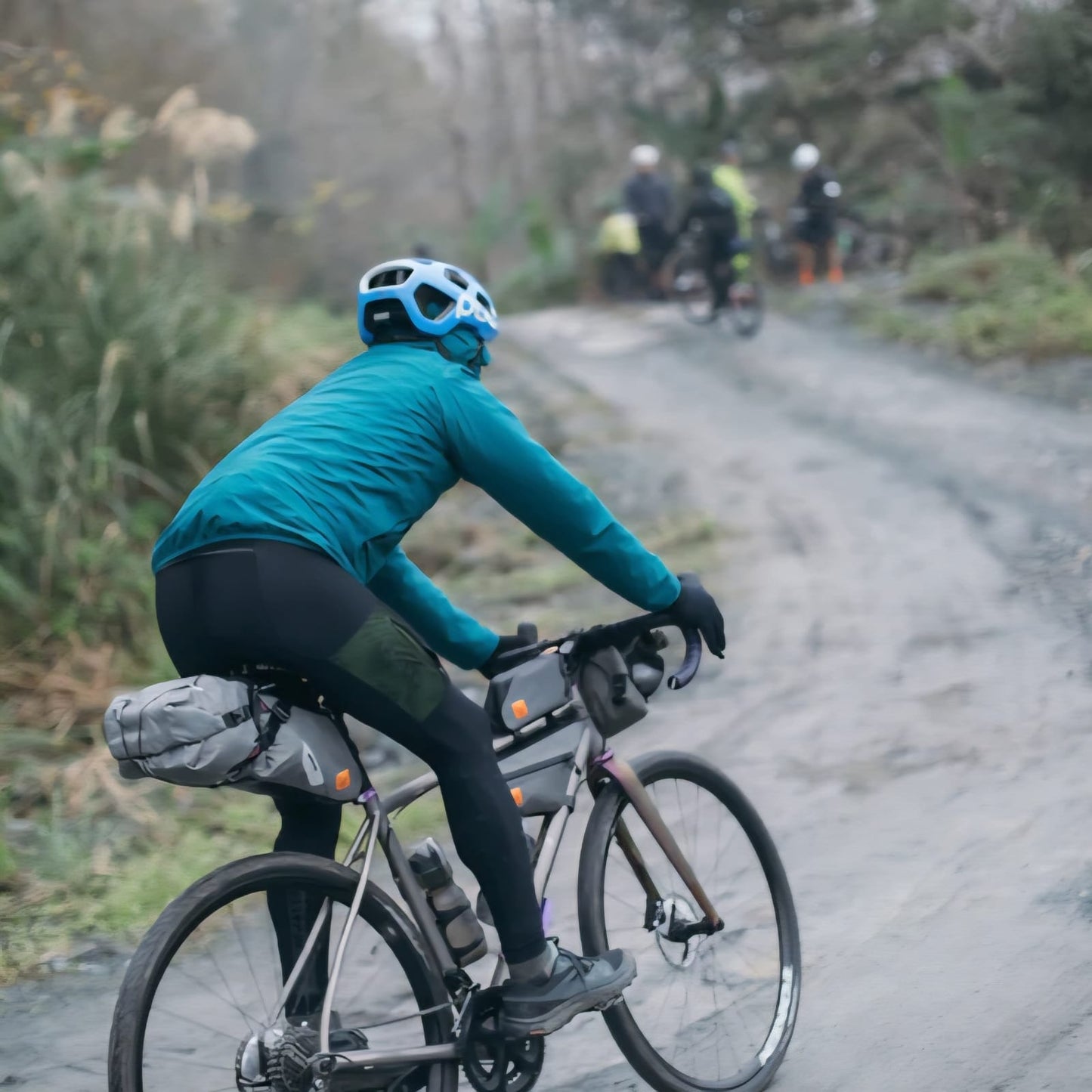 WOHO XTOURING SADDLE BAG DRY M HONEYCOMB IRON GREY