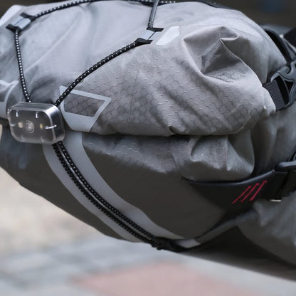 WOHO XTOURING SADDLE BAG DRY M HONEYCOMB IRON GREY