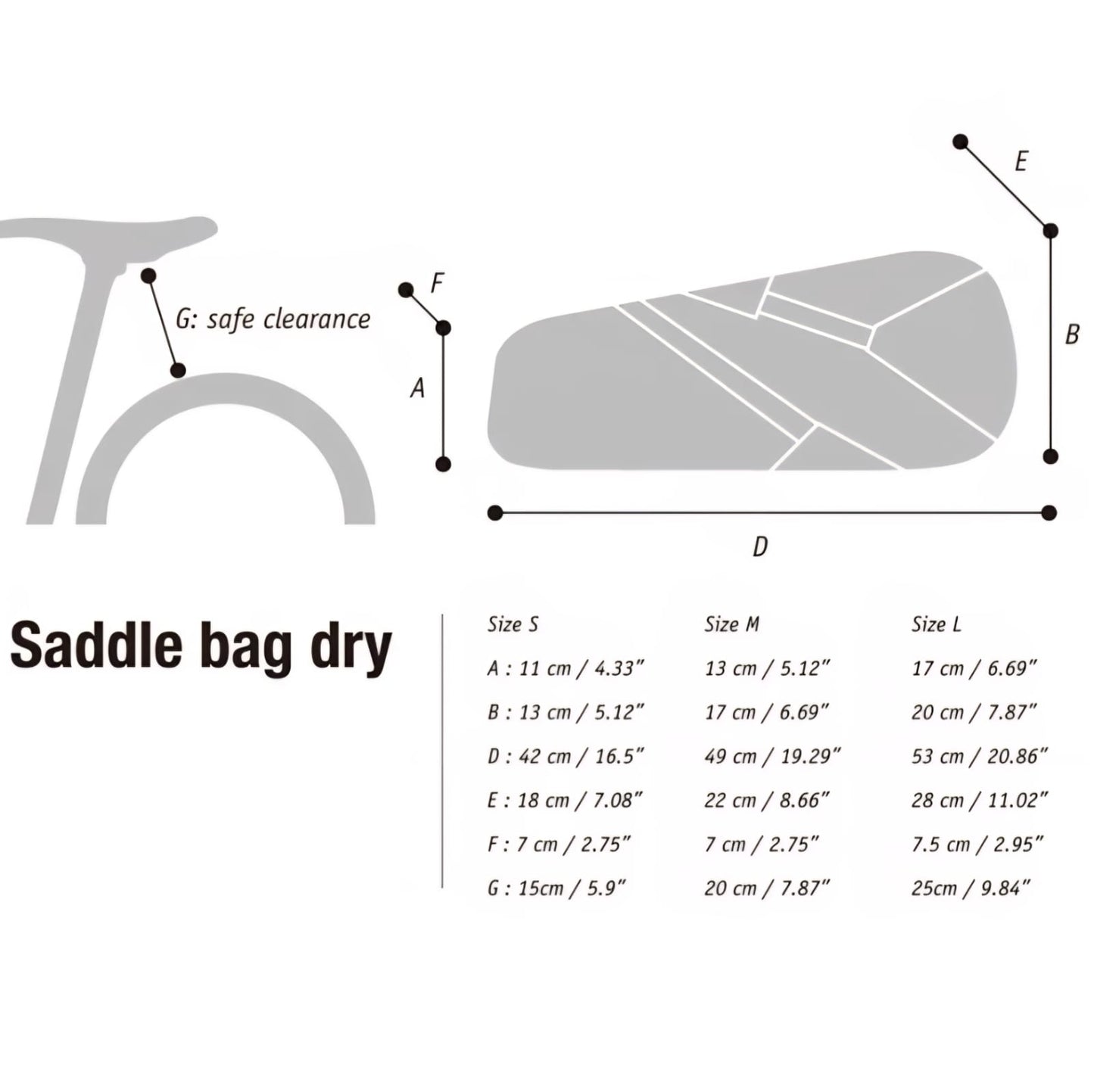 WOHO XTOURING SADDLE BAG DRY M HONEYCOMB IRON GREY