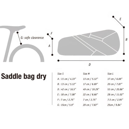 WOHO XTOURING SADDLE BAG DRY M HONEYCOMB IRON GREY