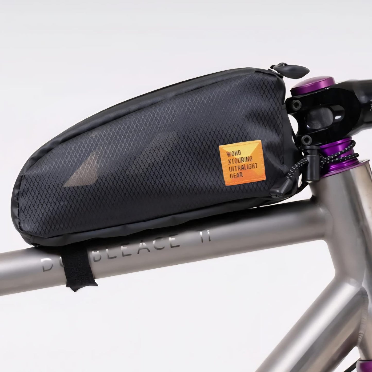 WOHO XTOURING TOP TUBE BAG CYBER-CAMO DIAMOND BLACK