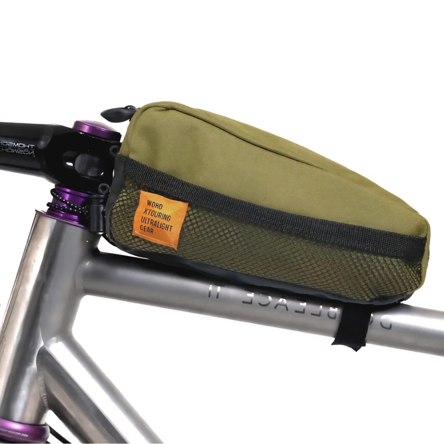 WOHO XTOURING TOP TUBE BAG MOSS GREEN | CORDURA®