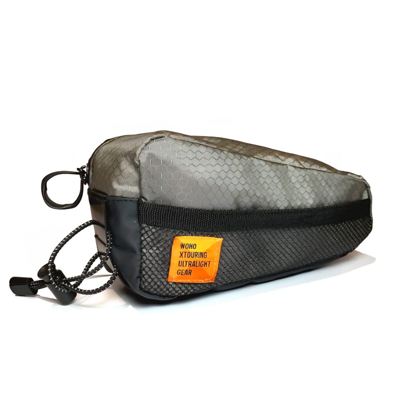 WOHO XTOURING TOP TUBE BAG HONEYCOMB IRON GREY