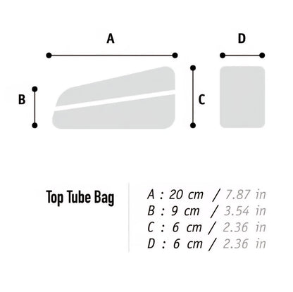 WOHO XTOURING TOP TUBE BAG MOSS GREEN | CORDURA®