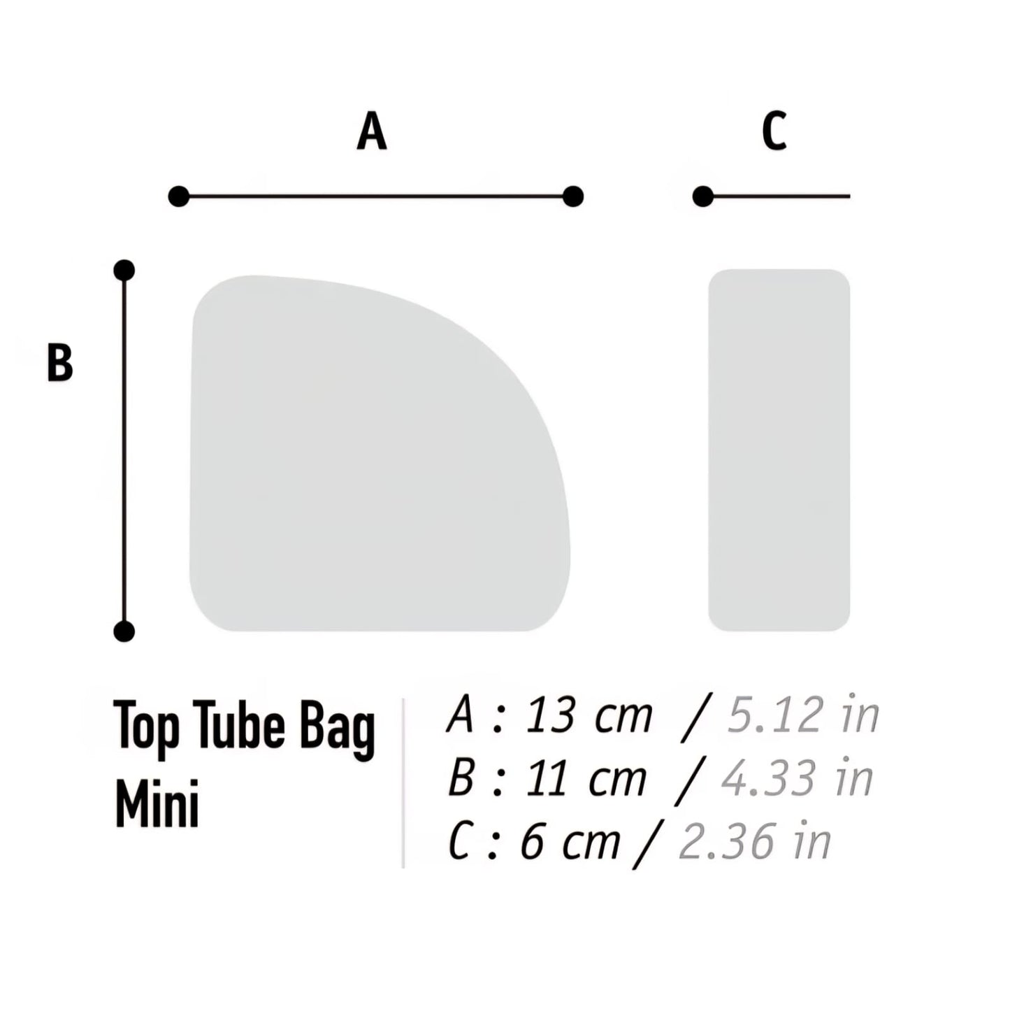 WOHO XTOURING TOP TUBE BAG MINI